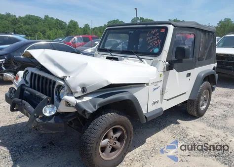 1998 Jeep Wrangler Sport из США, поврежденный, VIN 1J4FY19S2WP721248